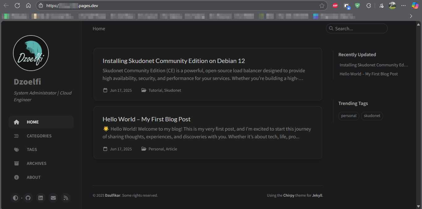 Desktop View